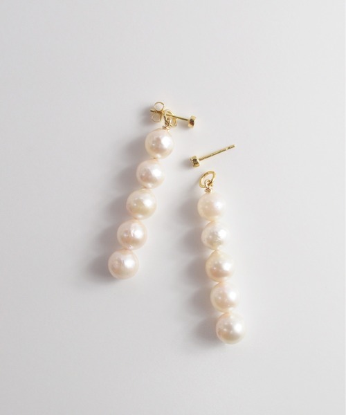 anq.（アンク）の「「anq.」K14GF ・アコヤパールライン　チャーム　LCHF221002（チャーム・レディース・ホワイト・ONE SIZE）」の5枚目の写真