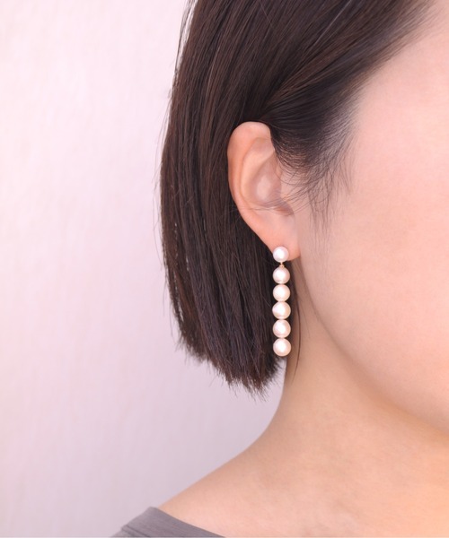 anq.（アンク）の「「anq.」K14GF ・アコヤパールライン　チャーム　LCHF221002（チャーム・レディース・ホワイト・ONE SIZE）」の6枚目の写真