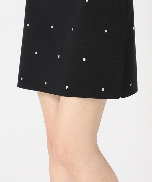 U by SPICK&SPAN(ユーバイスピックアンドスパン)の「≪追加≫ドット刺繍ニットスカート2(スカート・レディース・ブラック・FREE)」の13枚目の写真