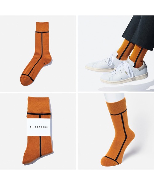 CHICSTOCKS(シックストックス)の「1足ギフトバッグセット(ソックス/靴下・レディース・グリーン/ホワイト/ネイビー/ブラック/グレイッシュベージュ/マスタード/ヘザーグレー・LARGE/MEDIUM/SMALL)」の13枚目の写真