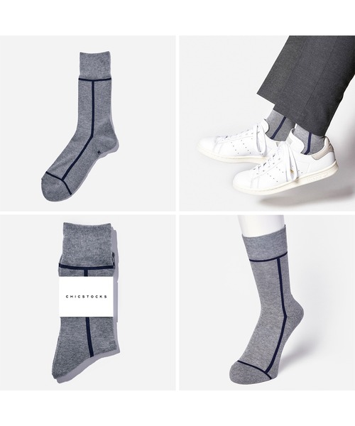 CHICSTOCKS(シックストックス)の「1足ギフトバッグセット(ソックス/靴下・レディース・グリーン/ホワイト/ネイビー/ブラック/グレイッシュベージュ/マスタード/ヘザーグレー・LARGE/MEDIUM/SMALL)」の15枚目の写真