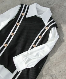 Cepica | 配色ベストSetシャツ(シャツ/ブラウス)