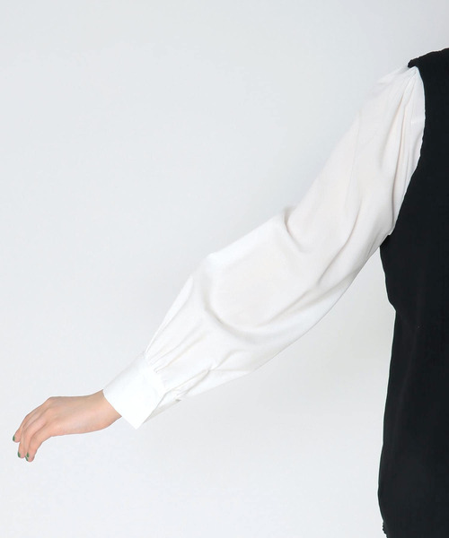 Cepica（セピカ）の「配色ベストSetシャツ（シャツ/ブラウス・レディース・ブラック・FREE）」の12枚目の写真