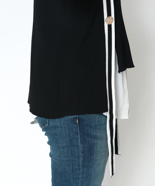 Cepica（セピカ）の「配色ベストSetシャツ（シャツ/ブラウス・レディース・ブラック・FREE）」の13枚目の写真