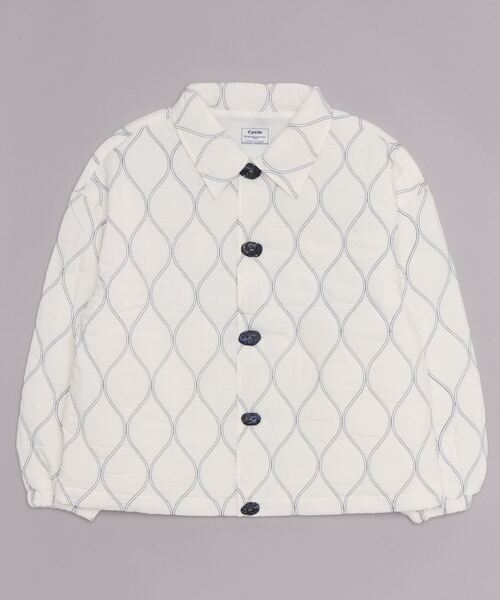 Cycle/サイクル/QUILTING JACKET -WHITE-