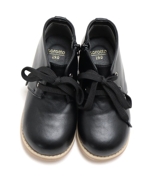 SOROTTO（ソロット）の「キッズレースアップ パンプス シューズ（ブーツ・キッズ・ブラック/ベージュ/ブラウン・22.0cm/16.0cm/17.0cm/18.0cm/19.0cm/20.0cm/21.0cm）」の7枚目の写真