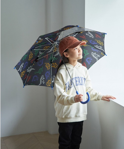 ROPE' PICNIC(ロペピクニック)の「【KIDS】恐竜柄アンブレラ(長傘・キッズ・ブラック/ブルー・M)」の15枚目の写真
