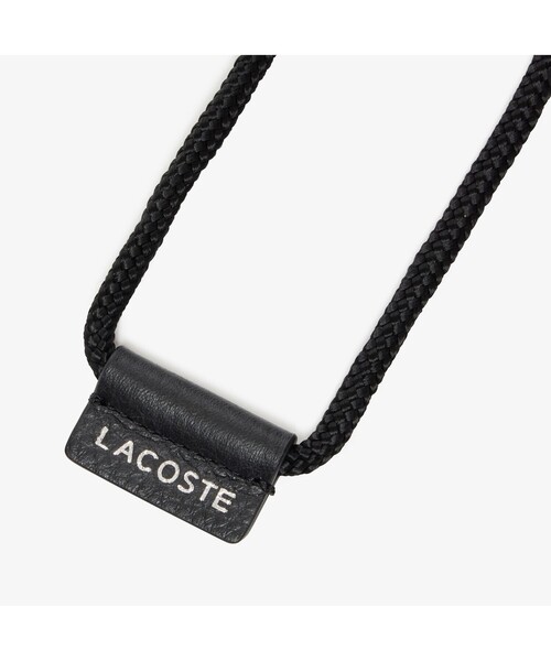 LACOSTE ウィズアクロック ミニポーチ BLACK - メルカリ