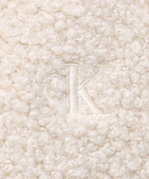 Calvin Klein(カルバン・クライン)の「ミックスメディアシェルパ パーカーワンピース(ワンピース・レディース・ホワイト・M/S/XS/L)」の9枚目の写真