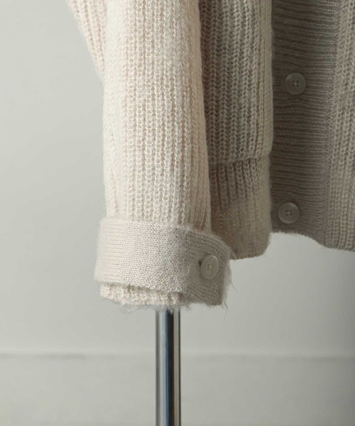 NILWAY(ニルウェイ)の「ボリュームスリーブルーズニットカーディガン(カーディガン/ボレロ・メンズ・オフホワイト/ブルー/ブラック・MEDIUM/LARGE)」の14枚目の写真