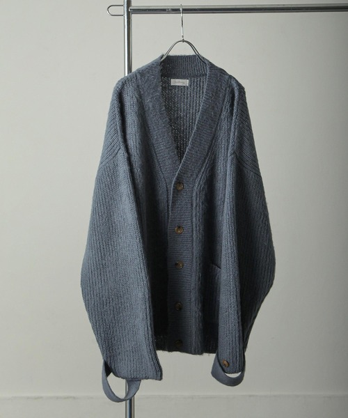 NILWAY(ニルウェイ)の「ボリュームスリーブルーズニットカーディガン(カーディガン/ボレロ・メンズ・オフホワイト/ブルー/ブラック・MEDIUM/LARGE)」の19枚目の写真