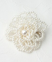 ◆【入卒/セレモニー】フェイクパールコサージュ
