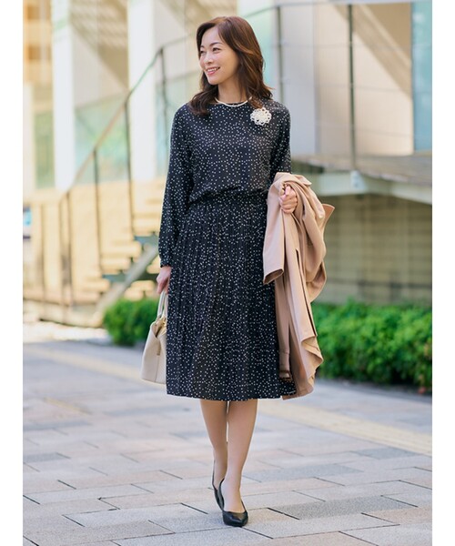 SHOO・LA・RUE(シューラルー)の「◆【入卒/セレモニー】フェイクパールコサージュ(ブローチ/コサージュ・レディース・アイボリー・00)」の7枚目の写真