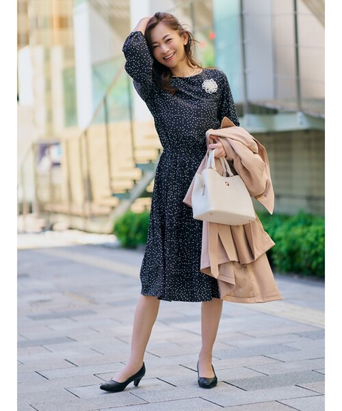 SHOO・LA・RUE(シューラルー)の「◆【入卒/セレモニー】フェイクパールコサージュ(ブローチ/コサージュ・レディース・アイボリー・00)」の8枚目の写真