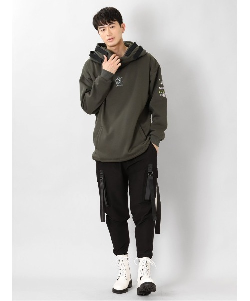 semantic design(セマンティックデザイン)の「セマンティックデザイン/semantic design ストレッチ ミリタリーカーゴパンツ(カーゴパンツ・メンズ・ブラック・MEDIUM/LARGE)」の15枚目の写真