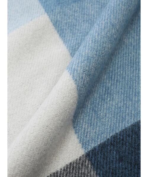 earth music&ecology（アースミュージックアンドエコロジー）の「ナイスタッチチェックストール（ストール/ショール・レディース・ブルー/グリーン/アイボリー/ベージュ・FREE）」の18枚目の写真