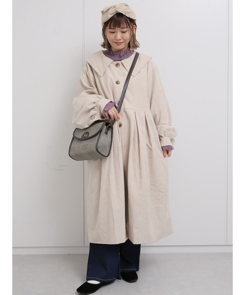 ehka sopo(エヘカソポ)の「フリルニット(ニット/セーター・レディース・キナリ/ラベンダー/ブラック・フリ-)」の19枚目の写真