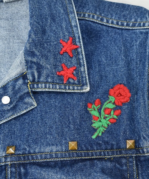 VINTAGE（ヴィンテージ）の「【ヴィンテージ古着】90s KZK 刺繍 デニム