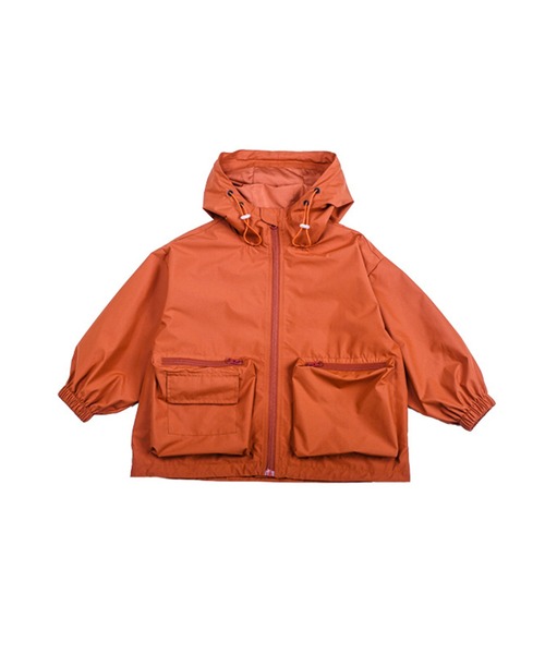 aimoha(アイモハ)の「【aimoha-KIDS-】子供服 無地マウンテンジャケット(マウンテンパーカー・キッズ・ブラック/オレンジ・130/90/110/100/120/150/140)」の21枚目の写真