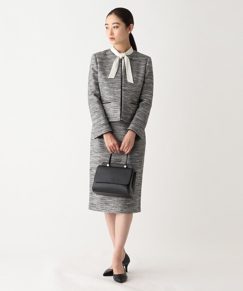 OPAQUE.CLIP(オペークドットクリップ)の「◆ワンハンドルハンドバッグ【2WAY】(トートバッグ・レディース・ベージュ/ブラック・00)」の5枚目の写真