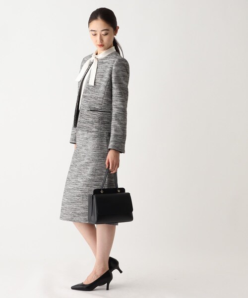 OPAQUE.CLIP(オペークドットクリップ)の「◆ワンハンドルハンドバッグ【2WAY】(トートバッグ・レディース・ベージュ/ブラック・00)」の6枚目の写真