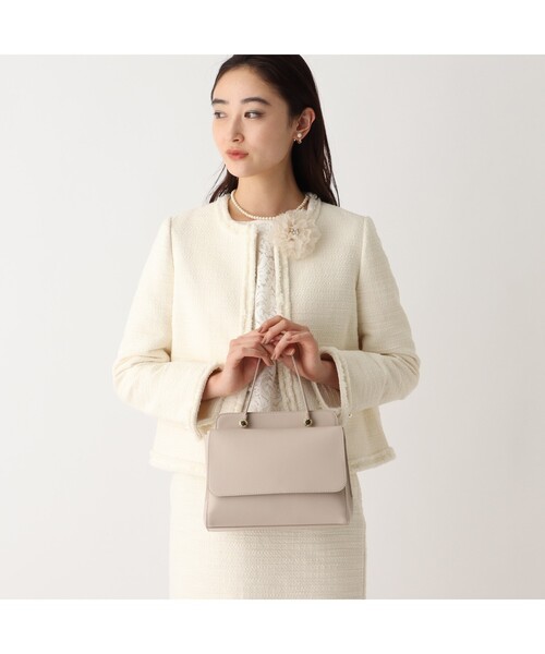 OPAQUE.CLIP(オペークドットクリップ)の「◆ワンハンドルハンドバッグ【2WAY】(トートバッグ・レディース・ベージュ/ブラック・00)」の15枚目の写真
