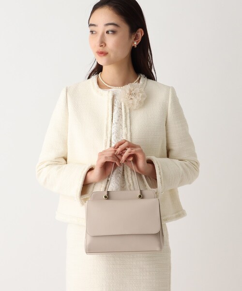 OPAQUE.CLIP(オペークドットクリップ)の「◆ワンハンドルハンドバッグ【2WAY】(トートバッグ・レディース・ベージュ/ブラック・00)」の3枚目の写真