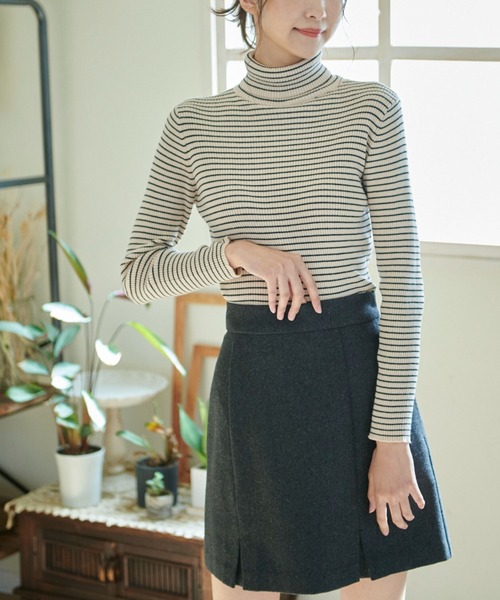 FREE'S MART（フリーズマート）の「◆裾プリーツミニスカート（スカート・レディース・グレー系その他/カーキ/ベージュ・SMALL/MEDIUM）」の15枚目の写真