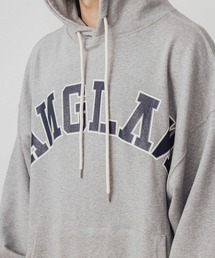 ANGLAN | AG-Applique Big Logo Sweat Shirt/アングラン ビッグ アーチ ロゴ パーカー(パーカー)