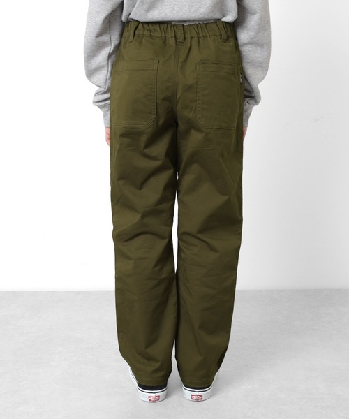 GLAZOS（グラソス）の「[ワイドテーパード]ストレッチツイル・ベイカーパンツ（その他パンツ・キッズ・カーキ/ブラック/ベージュ・160cm/170cm/140cm/150cm）」の9枚目の写真