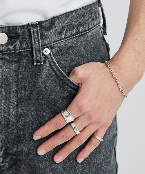 ALLEGE（アレッジ）の「Semi Flear Denim Pants（デニムパンツ・メンズ・ブラック/ライトブルー・2/3）」の8枚目の写真