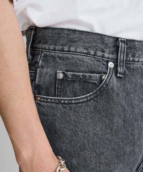 ALLEGE（アレッジ）の「Semi Flear Denim Pants（デニムパンツ・メンズ・ブラック/ライトブルー・2/3）」の10枚目の写真