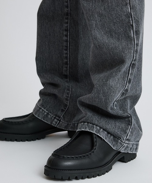 ALLEGE（アレッジ）の「Semi Flear Denim Pants（デニムパンツ・メンズ・ブラック/ライトブルー・2/3）」の12枚目の写真