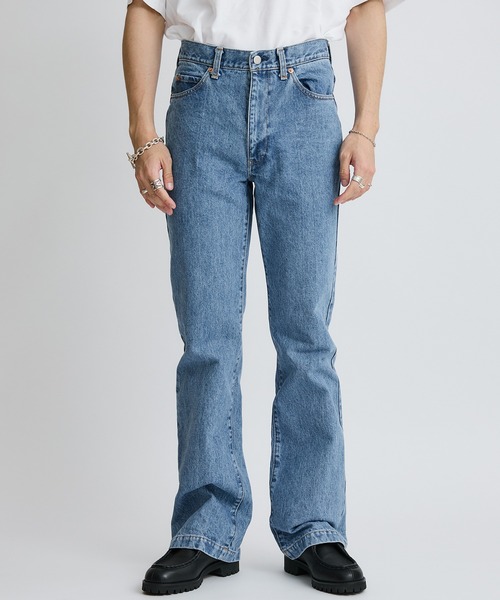 ALLEGE（アレッジ）の「Semi Flear Denim Pants（デニムパンツ・メンズ・ブラック/ライトブルー・2/3）」の14枚目の写真