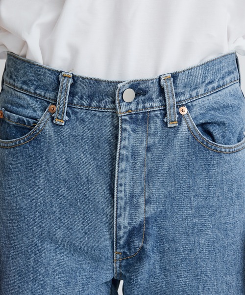 ALLEGE（アレッジ）の「Semi Flear Denim Pants（デニムパンツ・メンズ・ブラック/ライトブルー・2/3）」の17枚目の写真