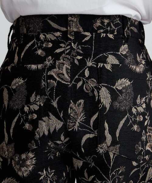 superNova.(スーパーノヴァ)の「Adjuster flare pants - Velvet flower jacquard(スラックス・メンズ・ブラック・S/M)」の19枚目の写真