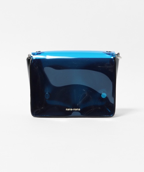 NaNa-NaNa（ナナナナ）の「nana-nana/ナナナナ A6 ショルダーバッグ（ショルダーバッグ・メンズ・ブラック×ブルー/クリア・FREE）」の3枚目の写真