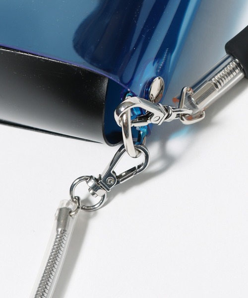 NaNa-NaNa（ナナナナ）の「nana-nana/ナナナナ A6 ショルダーバッグ（ショルダーバッグ・メンズ・ブラック×ブルー/クリア・FREE）」の9枚目の写真