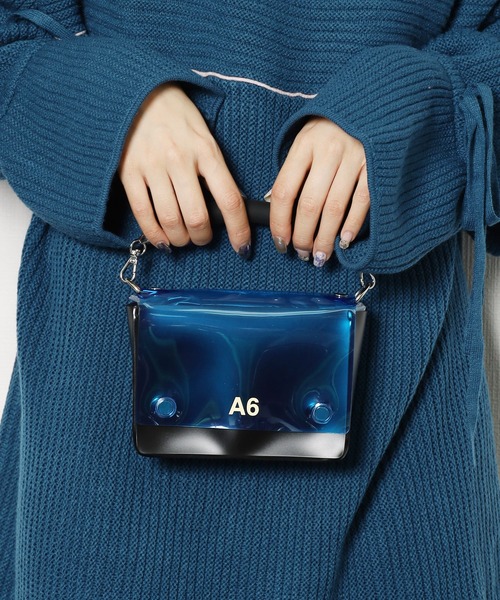 NaNa-NaNa（ナナナナ）の「nana-nana/ナナナナ A6 ショルダーバッグ（ショルダーバッグ・メンズ・ブラック×ブルー/クリア・FREE）」の11枚目の写真