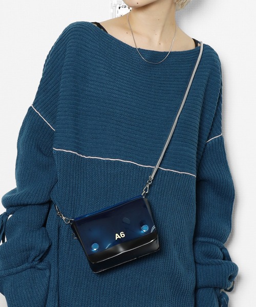 NaNa-NaNa（ナナナナ）の「nana-nana/ナナナナ A6 ショルダーバッグ（ショルダーバッグ・メンズ・ブラック×ブルー/クリア・FREE）」の15枚目の写真