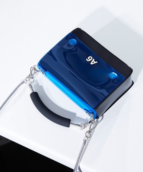 NaNa-NaNa（ナナナナ）の「nana-nana/ナナナナ A6 ショルダーバッグ（ショルダーバッグ・メンズ・ブラック×ブルー/クリア・FREE）」の6枚目の写真