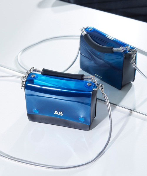 NaNa-NaNa（ナナナナ）の「nana-nana/ナナナナ A6 ショルダーバッグ（ショルダーバッグ・メンズ・ブラック×ブルー/クリア・FREE）」の19枚目の写真