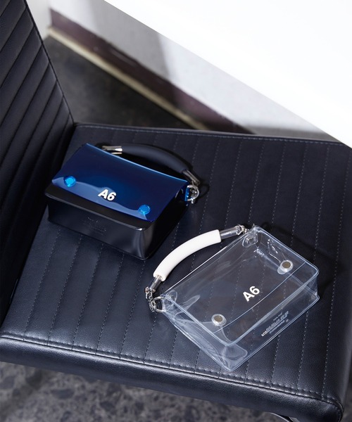 NaNa-NaNa（ナナナナ）の「nana-nana/ナナナナ A6 ショルダーバッグ（ショルダーバッグ・メンズ・ブラック×ブルー/クリア・FREE）」の16枚目の写真