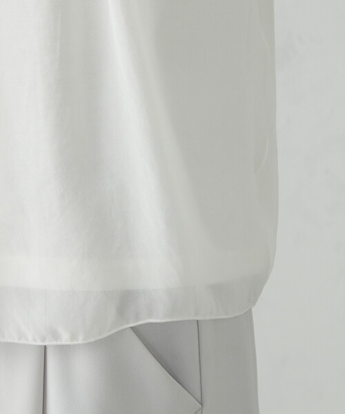 COMME CA ISM(コムサイズム)の「チャーム付きブラウス(シャツ/ブラウス・レディース・ホワイト/ブラック・SMALL/MEDIUM/LARGE)」の12枚目の写真