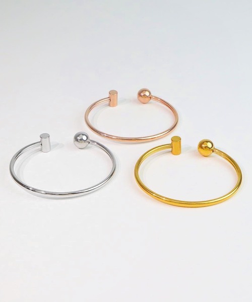 blackdia ocean（ブラックダイヤオーシャン）の「blackdia ocean アシンメトリーデザインバングル（バングル/リストバンド・レディース・ゴールド/ピンクゴールド/シルバー・FREE）」の9枚目の写真