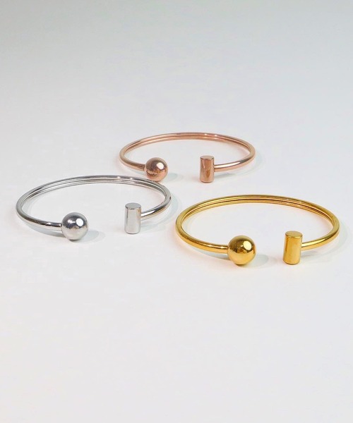 blackdia ocean（ブラックダイヤオーシャン）の「blackdia ocean アシンメトリーデザインバングル（バングル/リストバンド・レディース・ゴールド/ピンクゴールド/シルバー・FREE）」の11枚目の写真