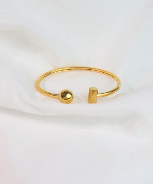 blackdia ocean（ブラックダイヤオーシャン）の「blackdia ocean アシンメトリーデザインバングル（バングル/リストバンド・レディース・ゴールド/ピンクゴールド/シルバー・FREE）」の14枚目の写真