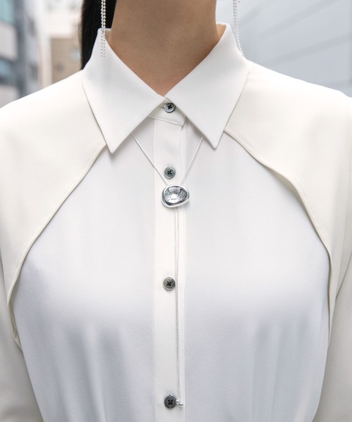 HARE（ハレ）の「ループタイネックレス(HARE)（ネックレス・レディース・シルバー/ゴールド/シルバー系その他/シルバー系その他2/シルバー系その他3・FREE）」の13枚目の写真