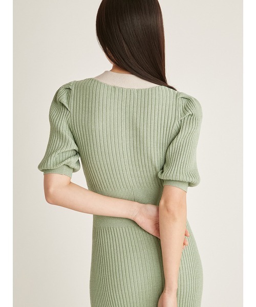 新品！snidel フロントボタンラメニットワンピース SNIDEL（スナイデル）の「【WEB限定サイズあり】フロントボタン