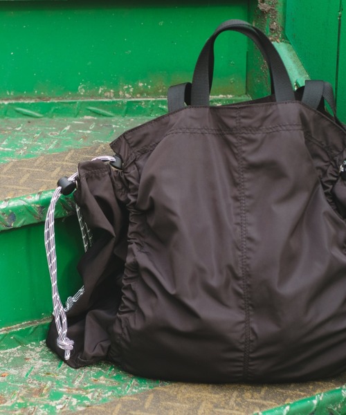 Kastane（カスタネ）の「【2023SSカタログ掲載アイテム】シャーリングサイドポケットBAG（トートバッグ・レディース・ホワイト/ブラック/イエロー・FREE）」の14枚目の写真